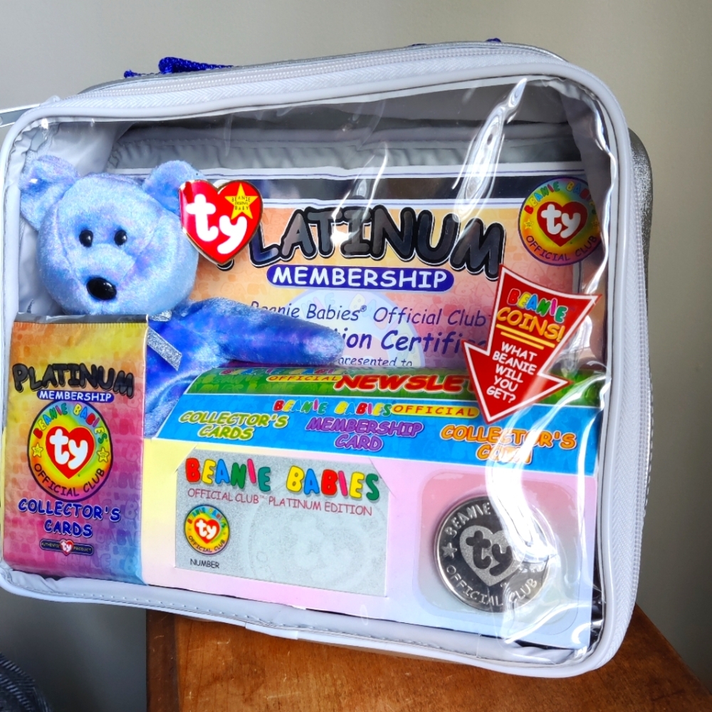 NEW TY Beanie Babies Official Club Kit II: Platinum Edition